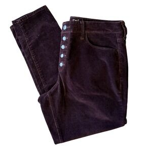 Universal Thread Burgundy Corduroy Flare Pants High Rise 14/32